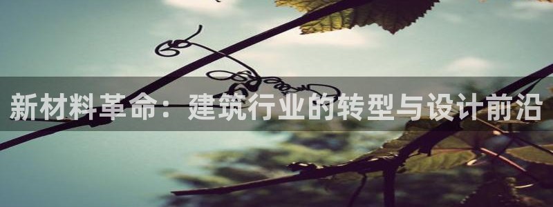 安信可wb12：新材料革命：建筑行业的转型与设计前沿