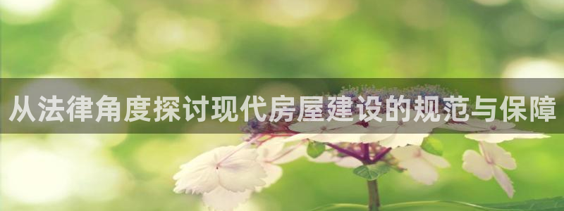 安信12正版下载：从法律角度探讨现代房屋建设的规范与保障