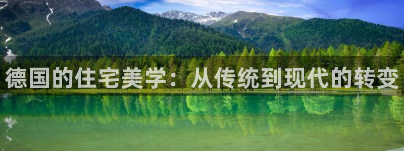安信esp12k：德国的住宅美学：从传统到现代的转变