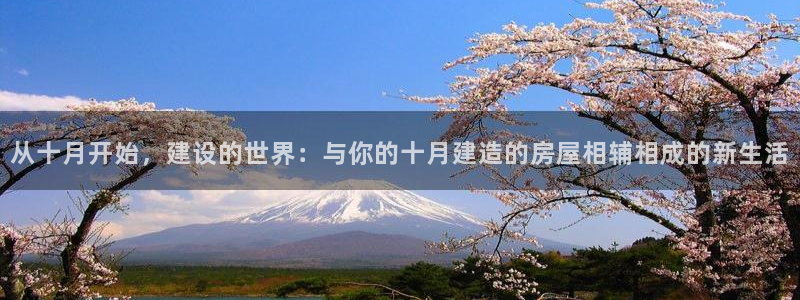 安信安赢12号：从十月开始，建设的世界：与你的十月建造的房屋相辅相成的新生活