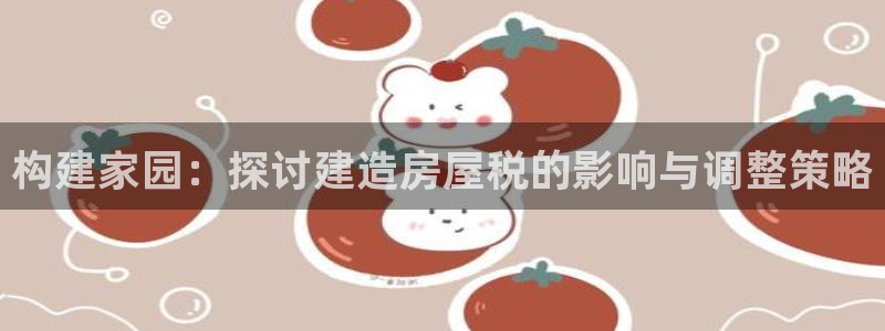 安信12是做什么：构建家园：探讨建造房屋税的影响与调整策略