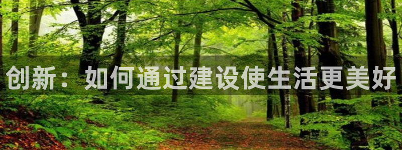 安信12是正规平台吗：创新：如何通过建设使生活更美好