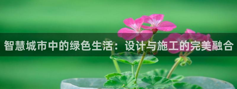 信安12：智慧城市中的绿色生活：设计与施工的完美融合