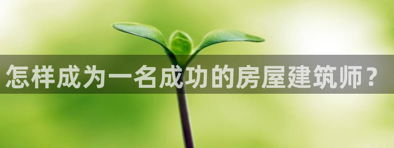 安信cw12系列：怎样成为一名成功的房屋建筑师？