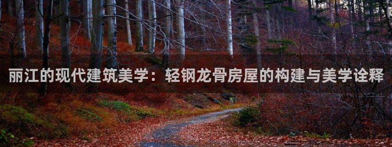安信锐赢134号12月：丽江的现代建筑美学：轻钢龙骨房屋的构建与美学诠释