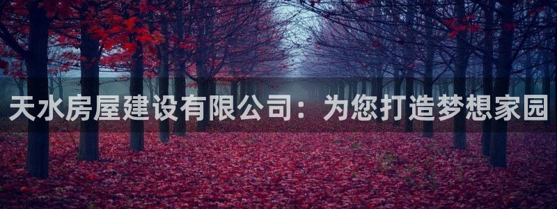 安立信T12测评：天水房屋建设有限公司：为您打造梦想家园